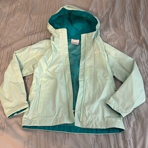 Little girls Columbia rain jacket size xsmall nwot